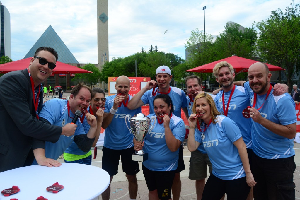 Pride aplenty from last year’s winners of the soccer tournament